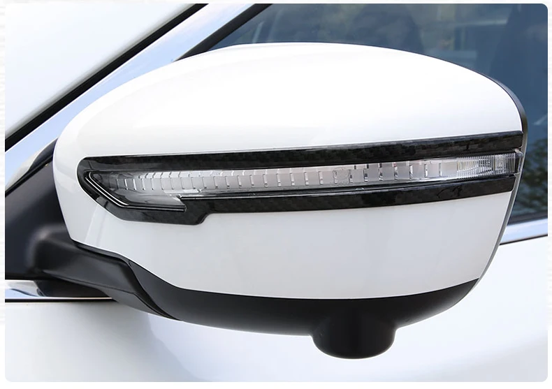 

2pcs Rear Side Mirror ABS Chrome Cover Trim Sticker Case Fit for X-Trail T32 For Qashqai J11 2014 - 2018 2019 2020 car styling
