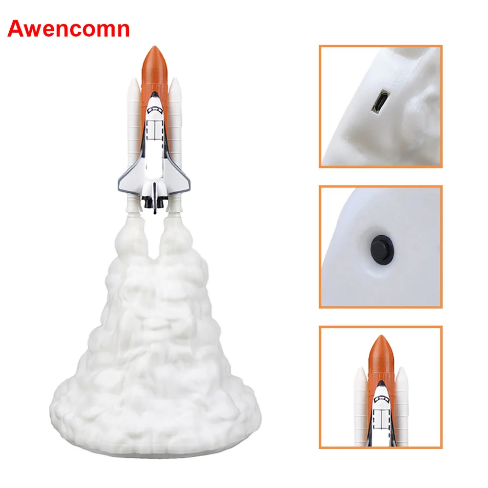 Космический Шаттл искусственная кожа в носветильник 3D печать для любителей