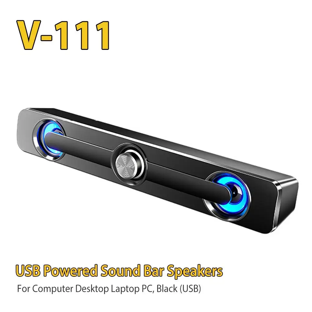 Rondaful USB проводной мощный компьютерный динамик стерео сабвуфер басовый объемный
