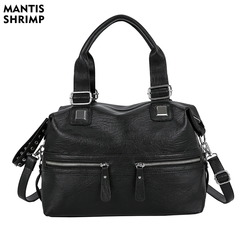 

Винтажные сумки-мессенджеры на плечо для женщин, сумки через плечо из высококачественной искусственной кожи, вместительные дамские сумочк...