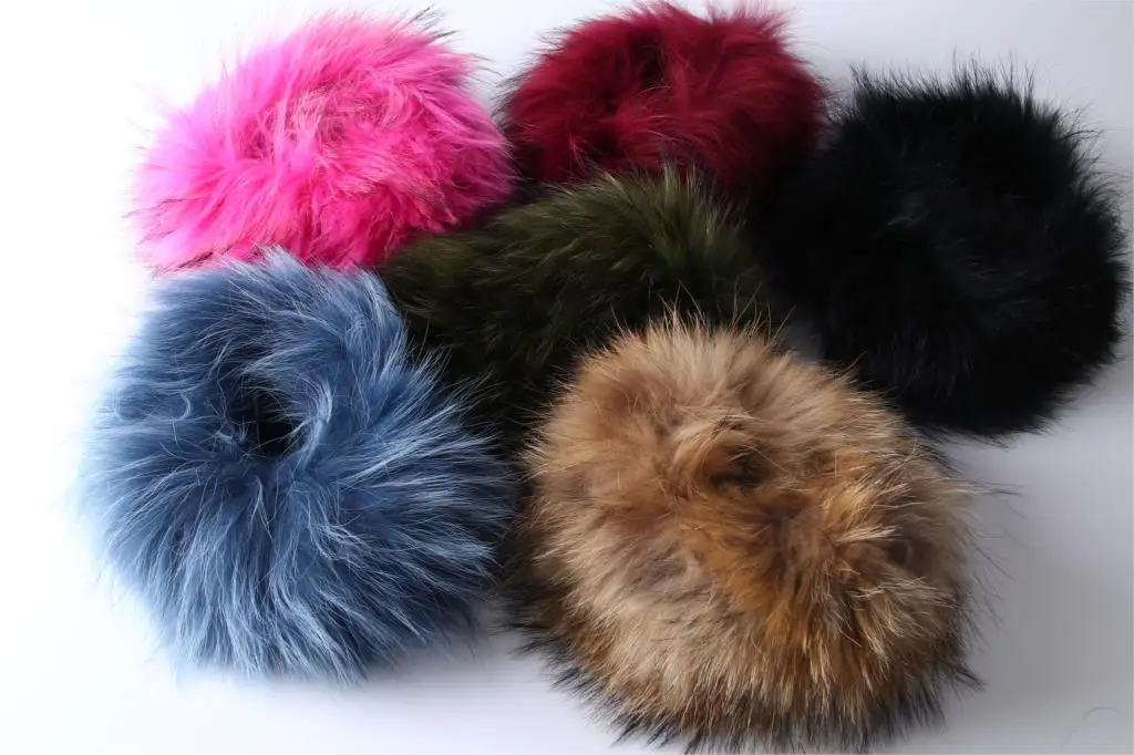 ZDFURS*, Новое поступление, повязка на голову из лисьего меха, ручная работа, вязаный эластичный шарф из лисьего меха, шарф, карамельный цвет, меховой шарф для шеи
