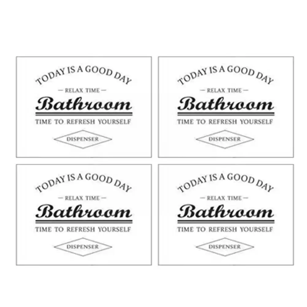 3/4/6 шт. водонепроницаемые этикетки для мыла и шампуня |