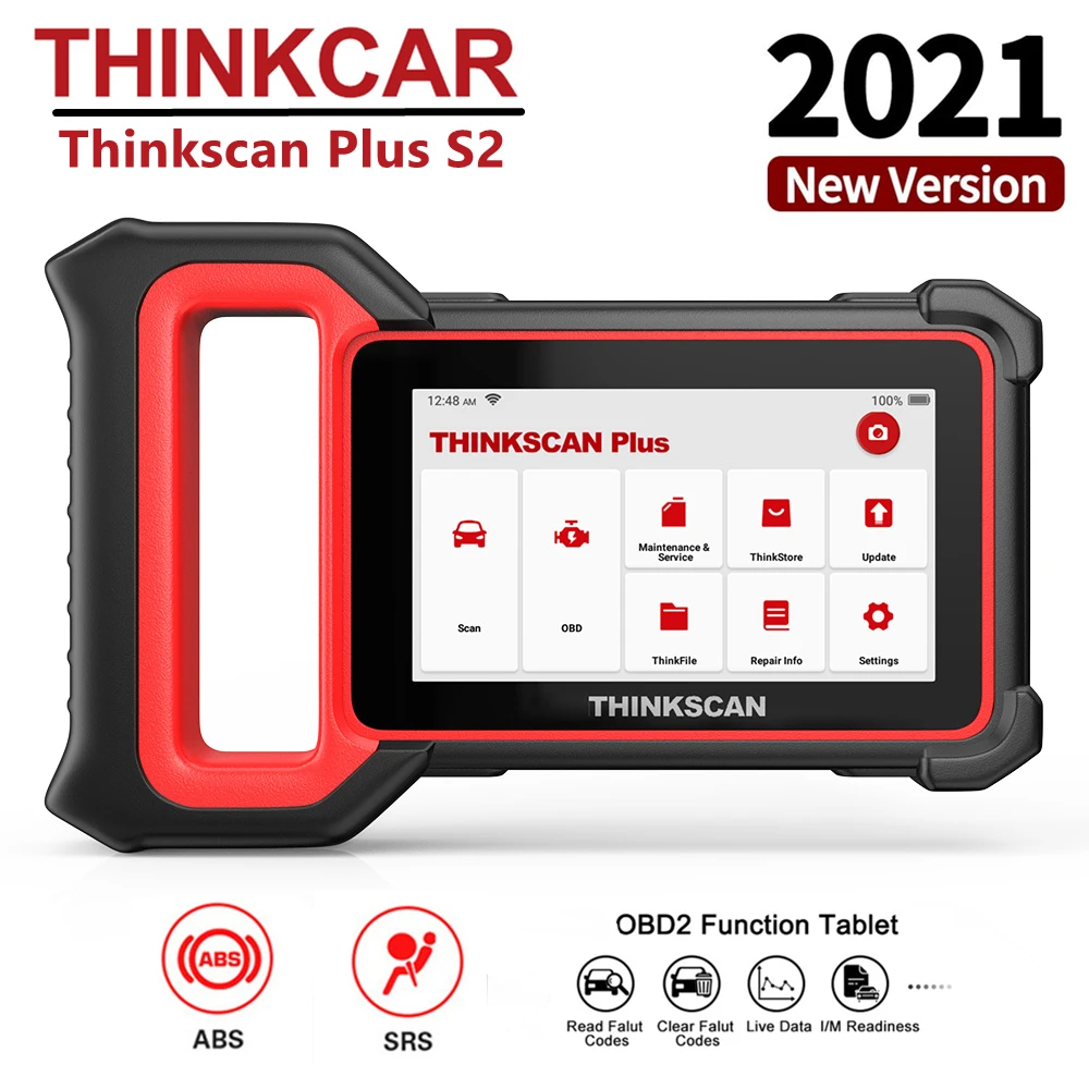 THINKCAR Thinkscan Plus S2 OBD2 инструмент для диагностического сканирования автомобиля ABS SRS