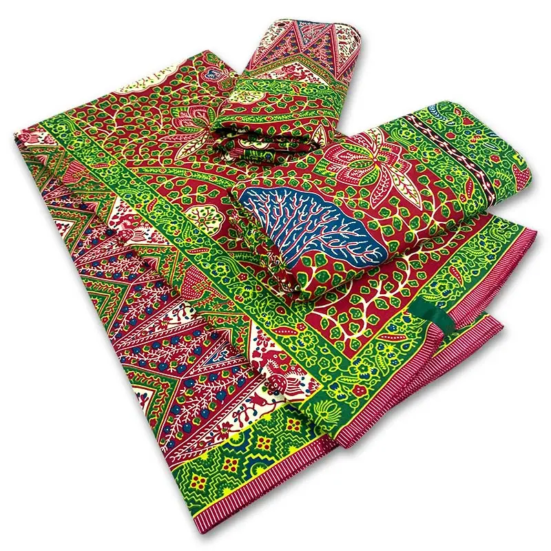 

2021 африканская квадратная ткань из Анкары, африканская ткань для платьев, 100% хлопчатобумажная ткань, 6 ярдов, восковая ткань из Ганы, высокое...