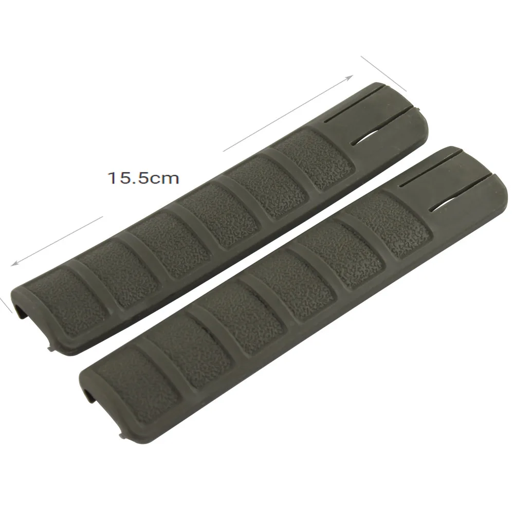 8 шт. тактические Защитные накладки на рельсы Пикатинни|rail rubber|airsoft airsoftrail weaver |