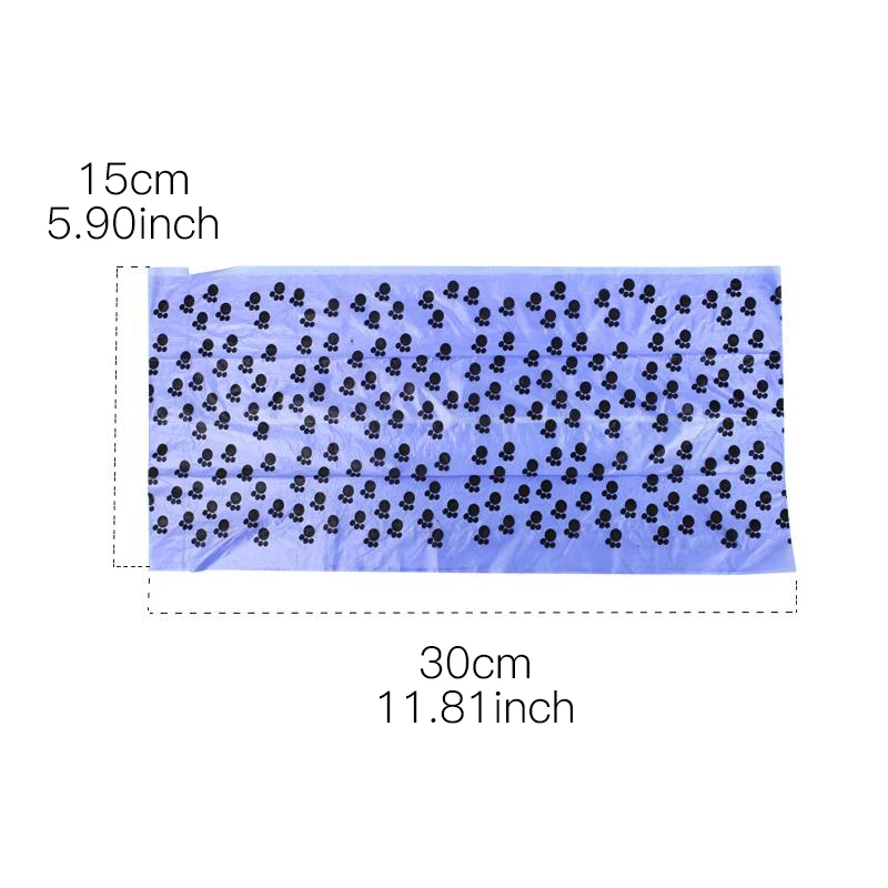 1 рулон/15 шт. набивные мешки для кошек наружных собак сбора отходов домашней