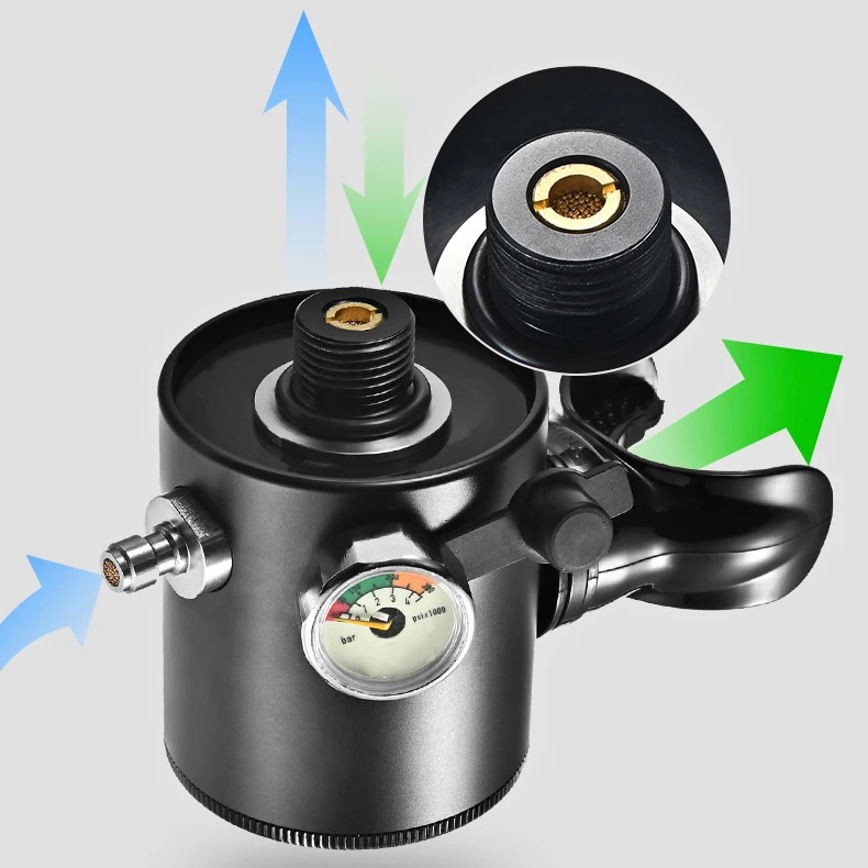 DCCMS 0 5л резервуар для подводного плавания кислородный дайвинга цилиндр