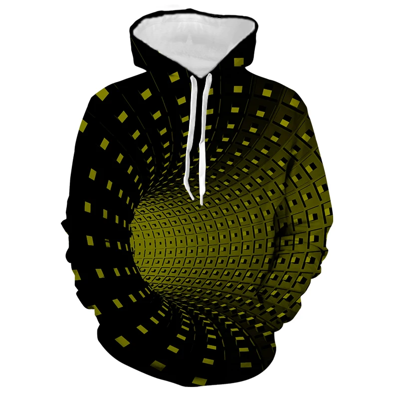 

Europe Psychedelic 3D Hoodie Long sleeve dizzy Hoodie personality Hoodie Couple Hooded sweatshirt stranger Things mens clothing
