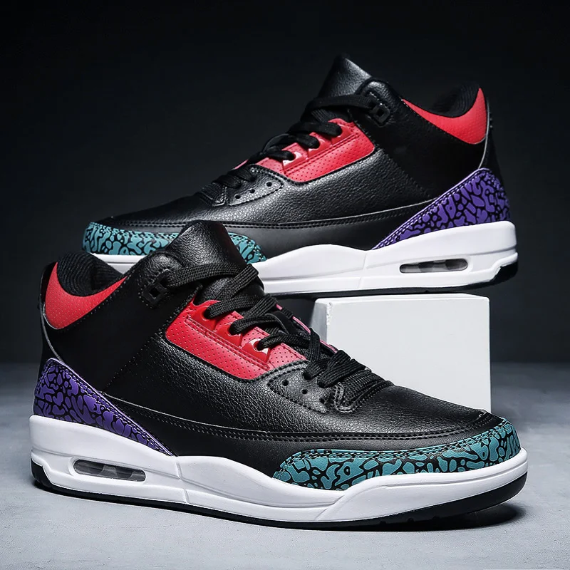 Мужские баскетбольные кроссовки больших размеров s уличные с высоким берцем