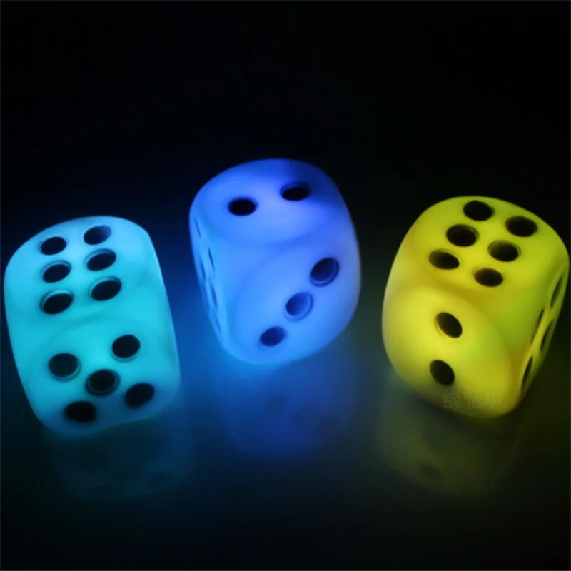 

Colorful luminous dice energy-saving creative LED night light color change night market ring light A1006