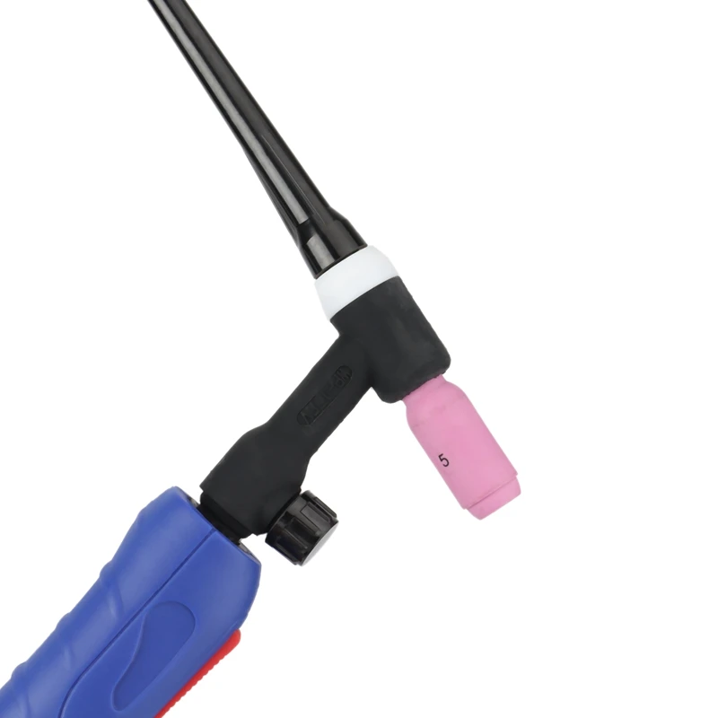 

200 Amp Tig Torch Air Cooled Tig Welding Torch Flexible Head Torch Valve WP-17FV for 180A-220A TIG Welding Machine