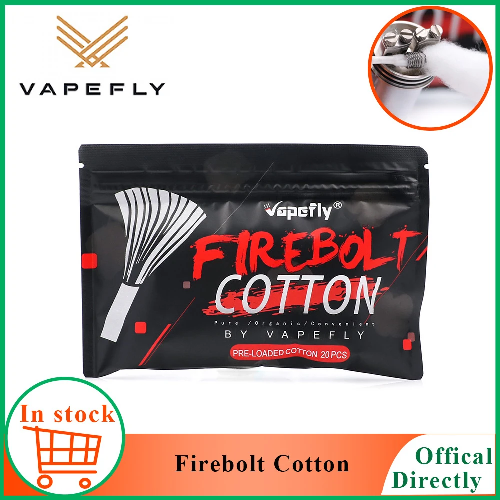 20 шт./упак. Vapefly Firebolt сахарной ваты для электронная сигарета Перезаправляемые