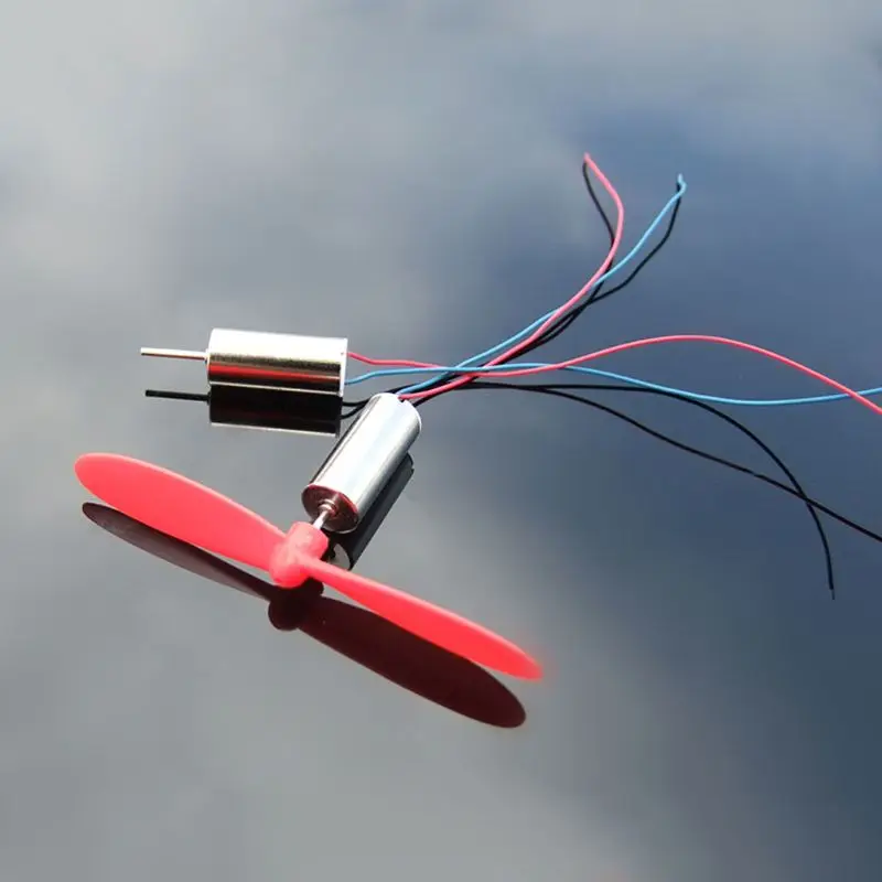 DC 3 7 V 45000 об/мин Micro DIY RC вертолет тигельные высокой Скорость двигатель без