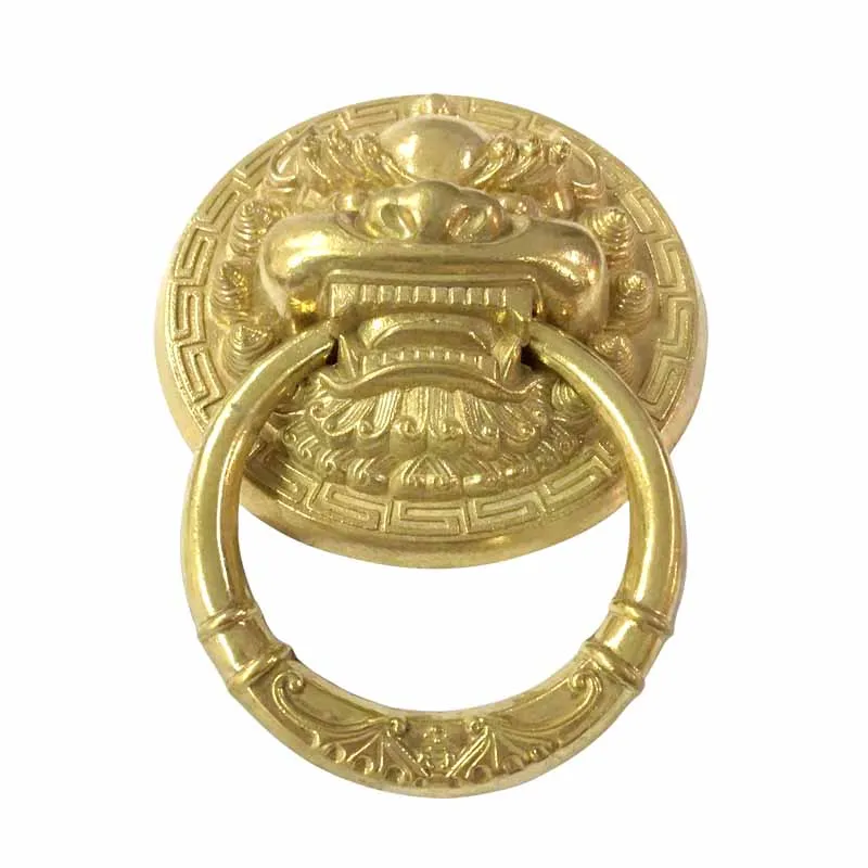 Lenth 190 мм латунные большие Антикварные Двери в форме льва дверные ногти домашний