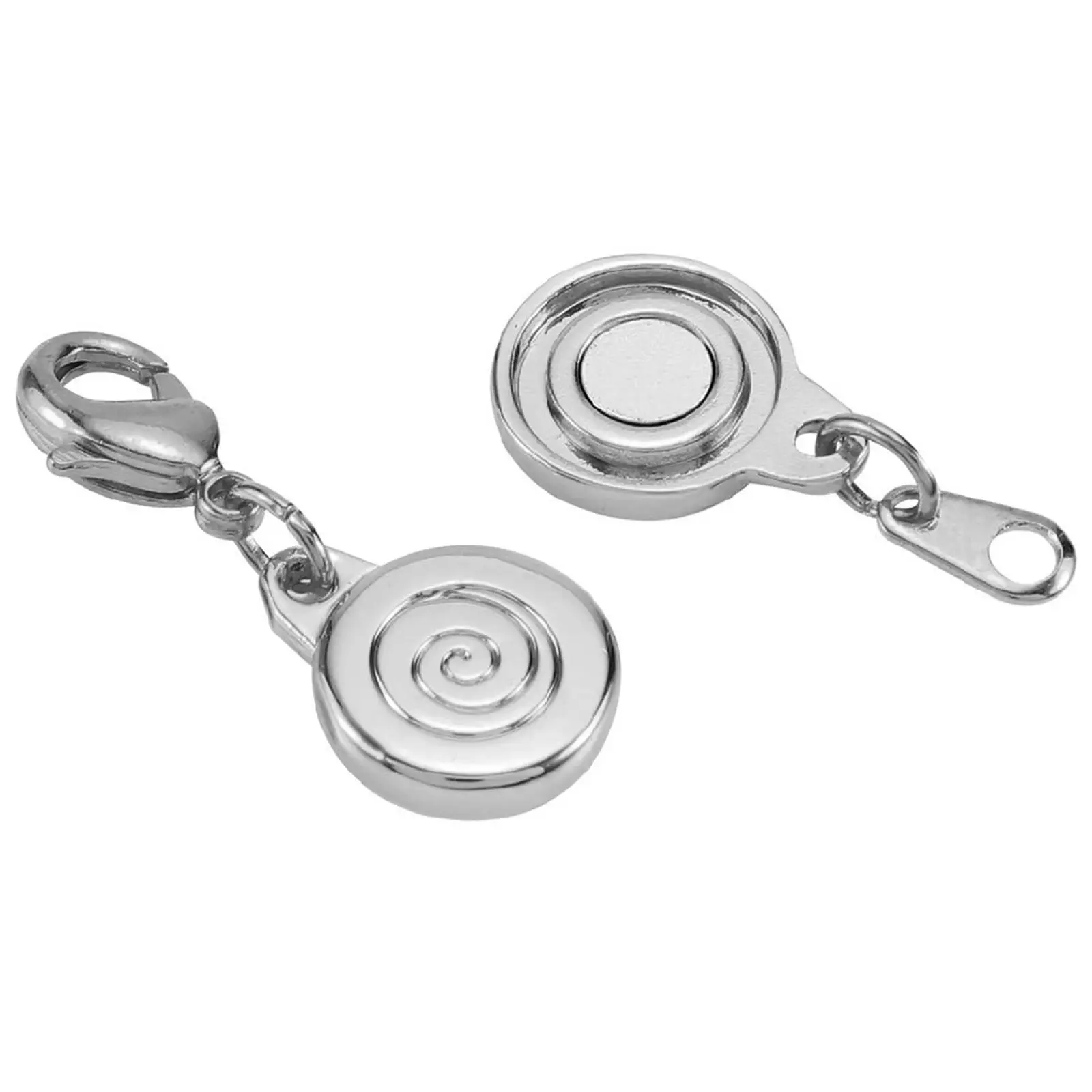 

Magnetic Locking Clasp Jewelry Clasp Silver Magnet Accessory for DIY Making Necklace