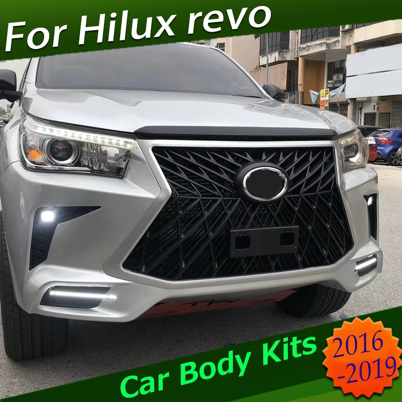 Комплект кузова автомобиля для Hilux Revo Rocco 2016 2019 Стиль Бампер PP материал