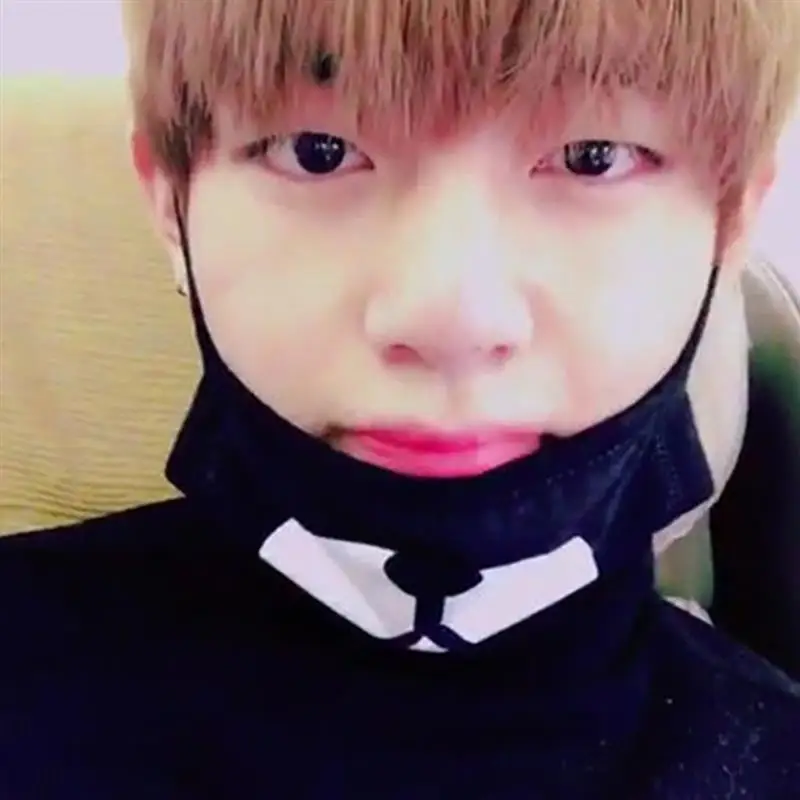 Симпатичная аниме маска для рта унисекс с мультяшным медведем кавайная