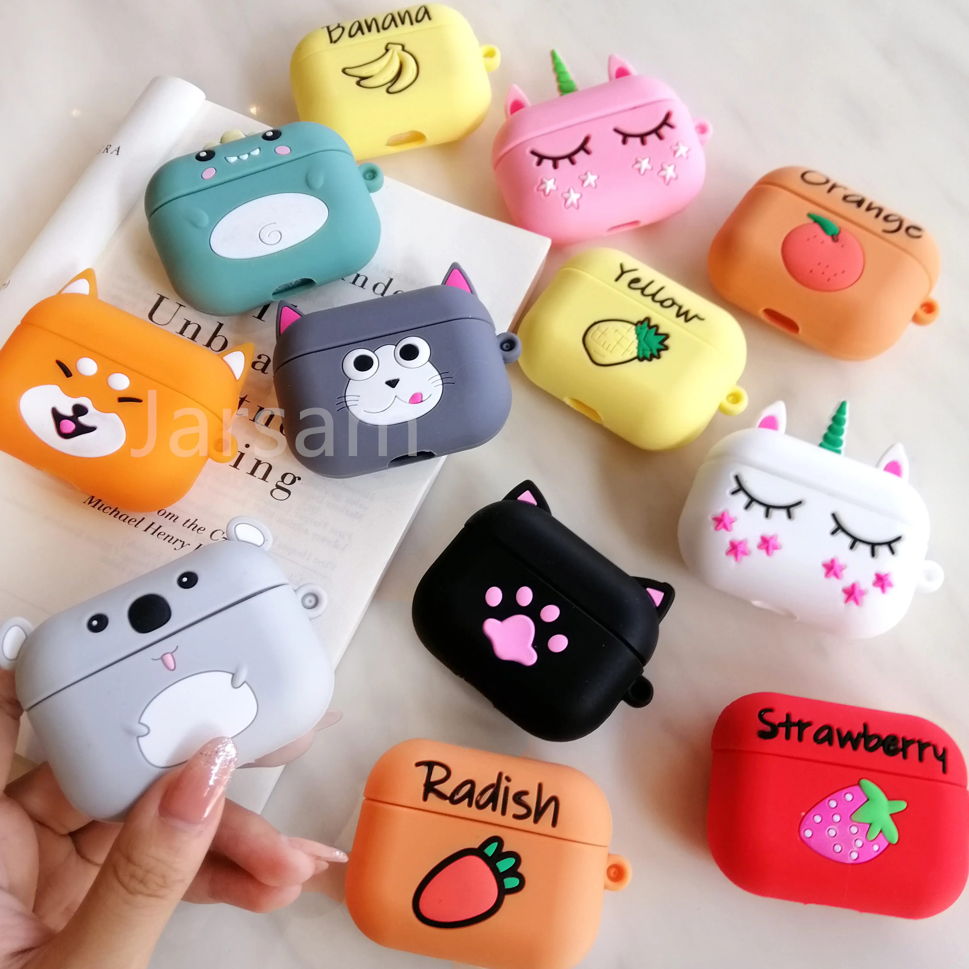 

Cartoon Case For Airpods Pro Case Wireless for airpods Pro 3 Case Cover For Air Pods pro Silicone Headphones Case Protective