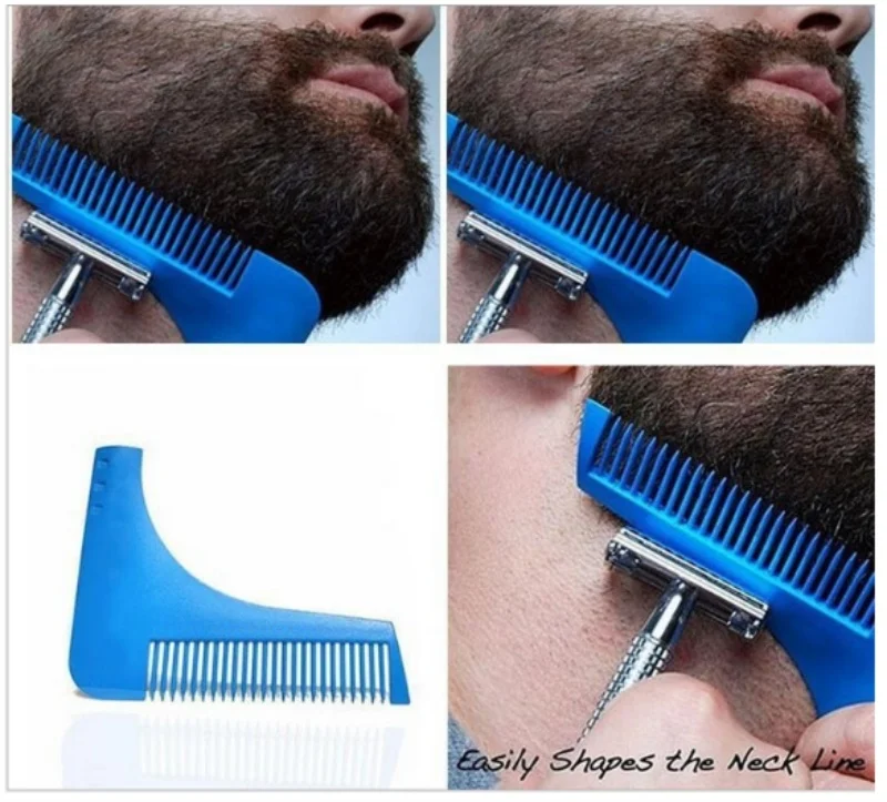 Новый гребень для бороды формирования стрижки инструмент сексуальный мужской