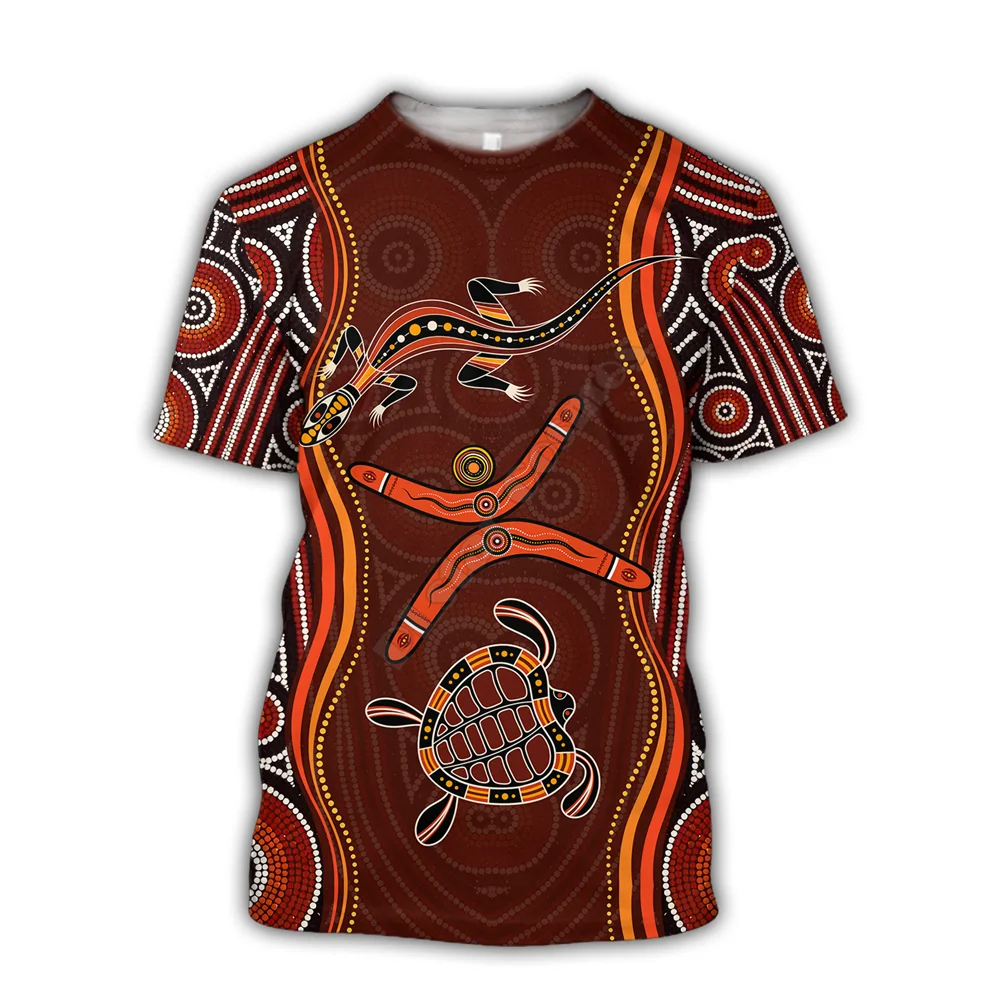 

Australia Aborigina Flag 3D All Over Printed t-shirt Harajuku Streetwear T shirts Men For Women Short Sleeve