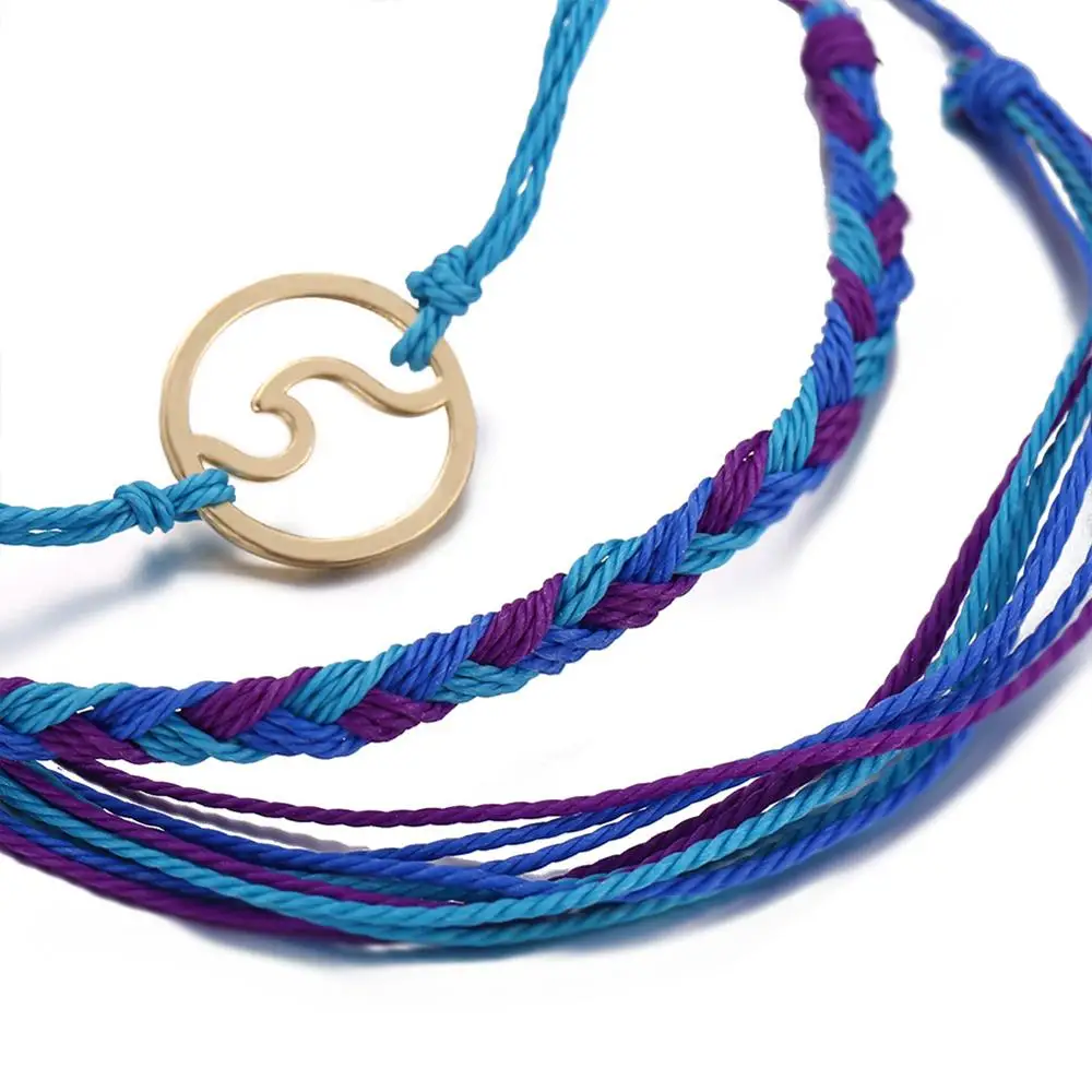 Винтажный многослойный богемный пляжный семейный набор для женщин ручной работы