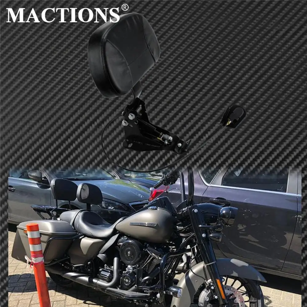 Полный Передний Регулируемый всадник для крепления спинки Harley Touring 2009 2020 Road Glide King