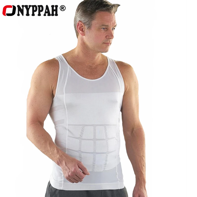 ONYPPAH новинка мужское белье из спандекса для похудения корсет мужской жилет
