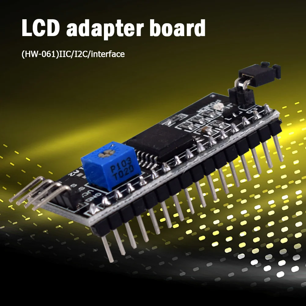 

HW-061 12864 LCD I2C IIC TWI последовательный интерфейс SPI плата адаптера, модуль преобразователя для Arduino 1602 с контактами 128*64