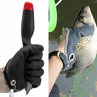 dropshipping 1 pair outdoor gloves waterproof wear resistant emulsion textured grip palms gloves for fishing
