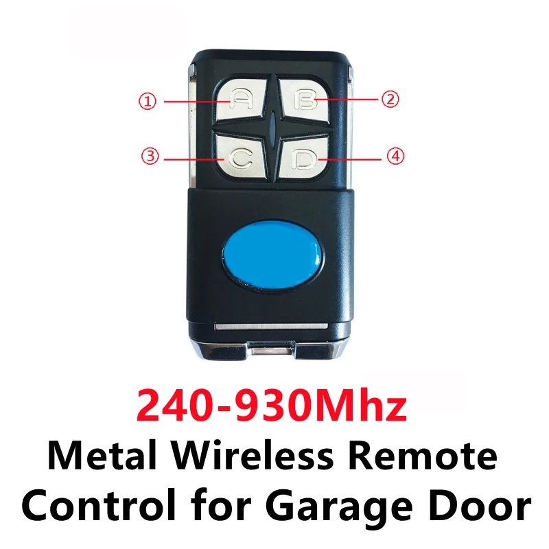 

433MHz Garage Door Remote Control 240-930Mhz Automatic Identification Frequency Multi-frequency Copy Remote Control Key