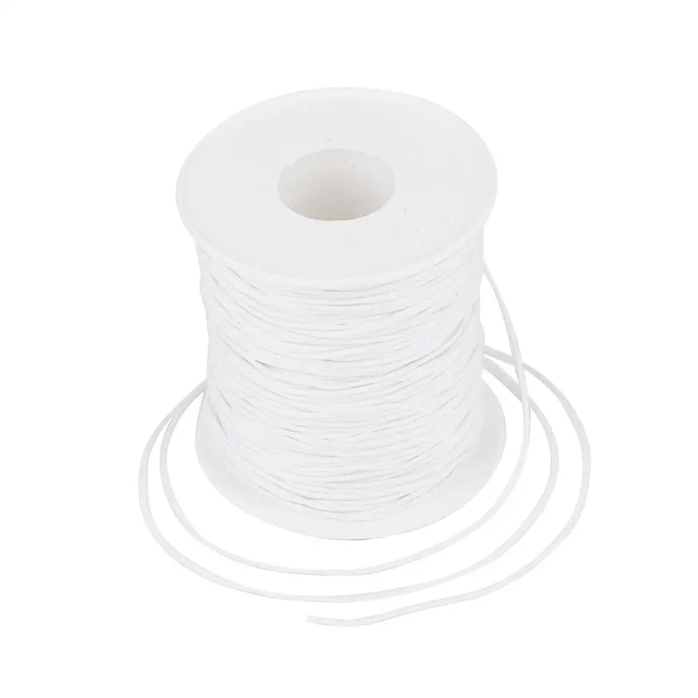 1 мм Вощеные хлопчатобумажные нити шнуры для самостоятельного изготовления