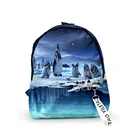 Школьный рюкзак Subnautica ниже нуля, Сумка с цепочкой для ключей для студентов, подростков, школьные дорожные сумки для ноутбука