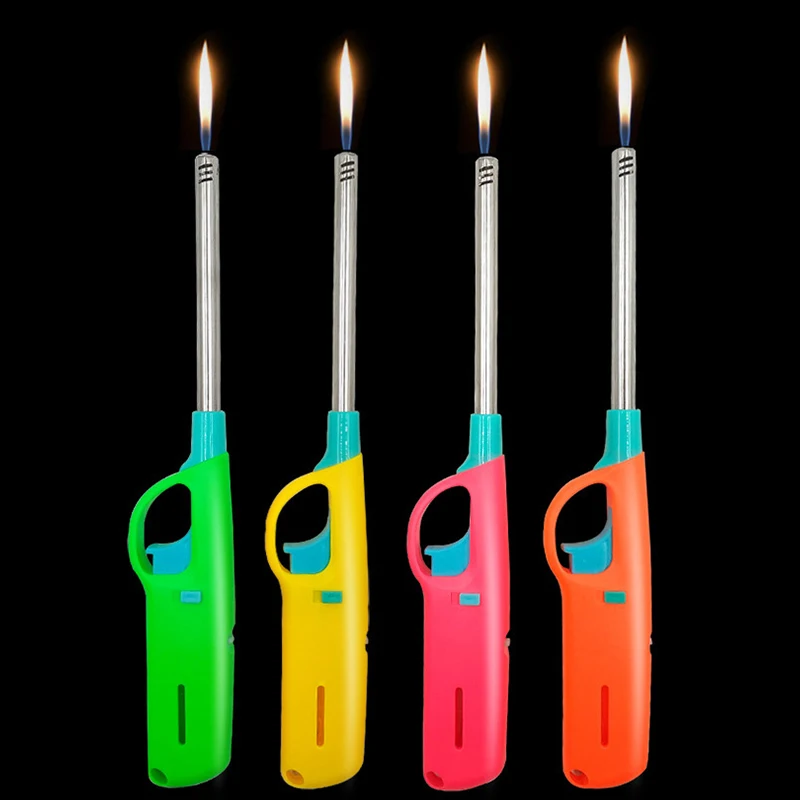 Butane Lighter Candle Multi-purpose for Kitchen Fireplace Pilot Light BBQ Stove Gas Color Randomly | Дом и сад