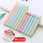 10 шт.лот бытовые пищевые закуски, герметичные пакеты, зажимы для герметизации, зажимы для пищевых пакетов, кухонный инструмент, домашний пищевой зажим WYQ