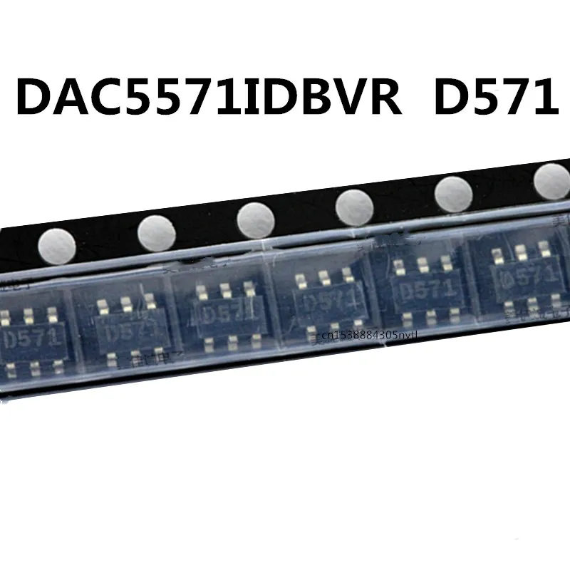 

Original 2pcs/ DAC5571IDBVR DAC5571IDBVT D571 SOT23