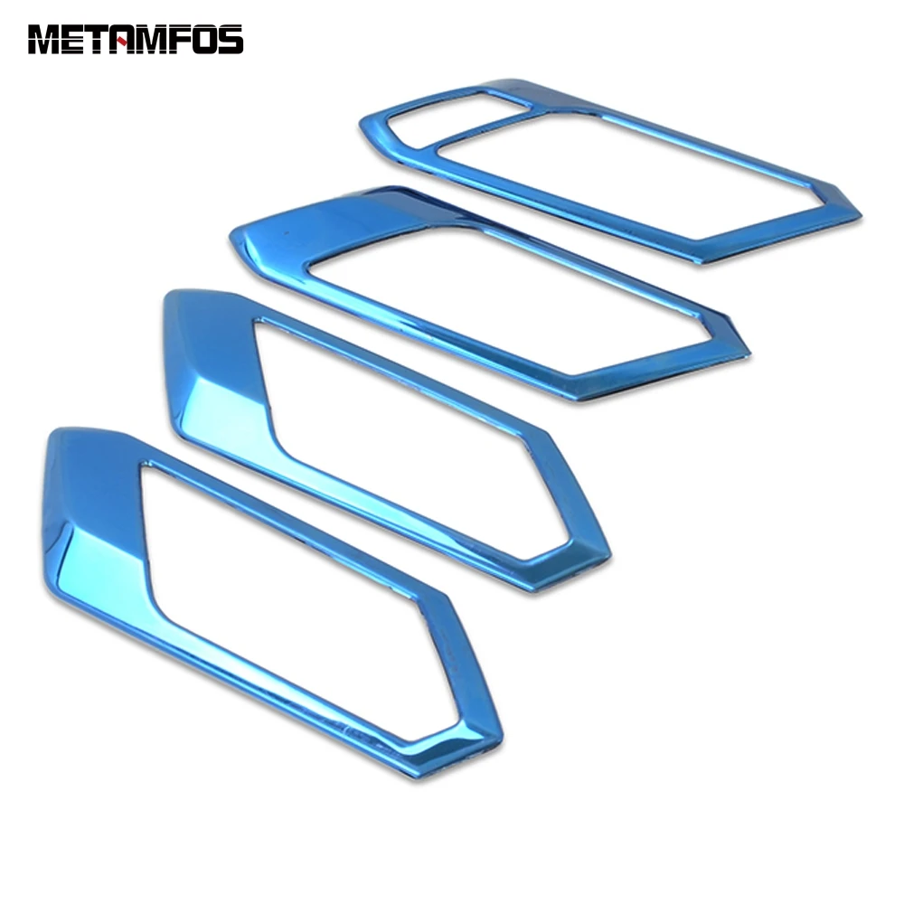 Для Volkswagen T Roc TROC 2017 2018 2019 внутренняя дверная ручка чаша крышка Накладка рамка