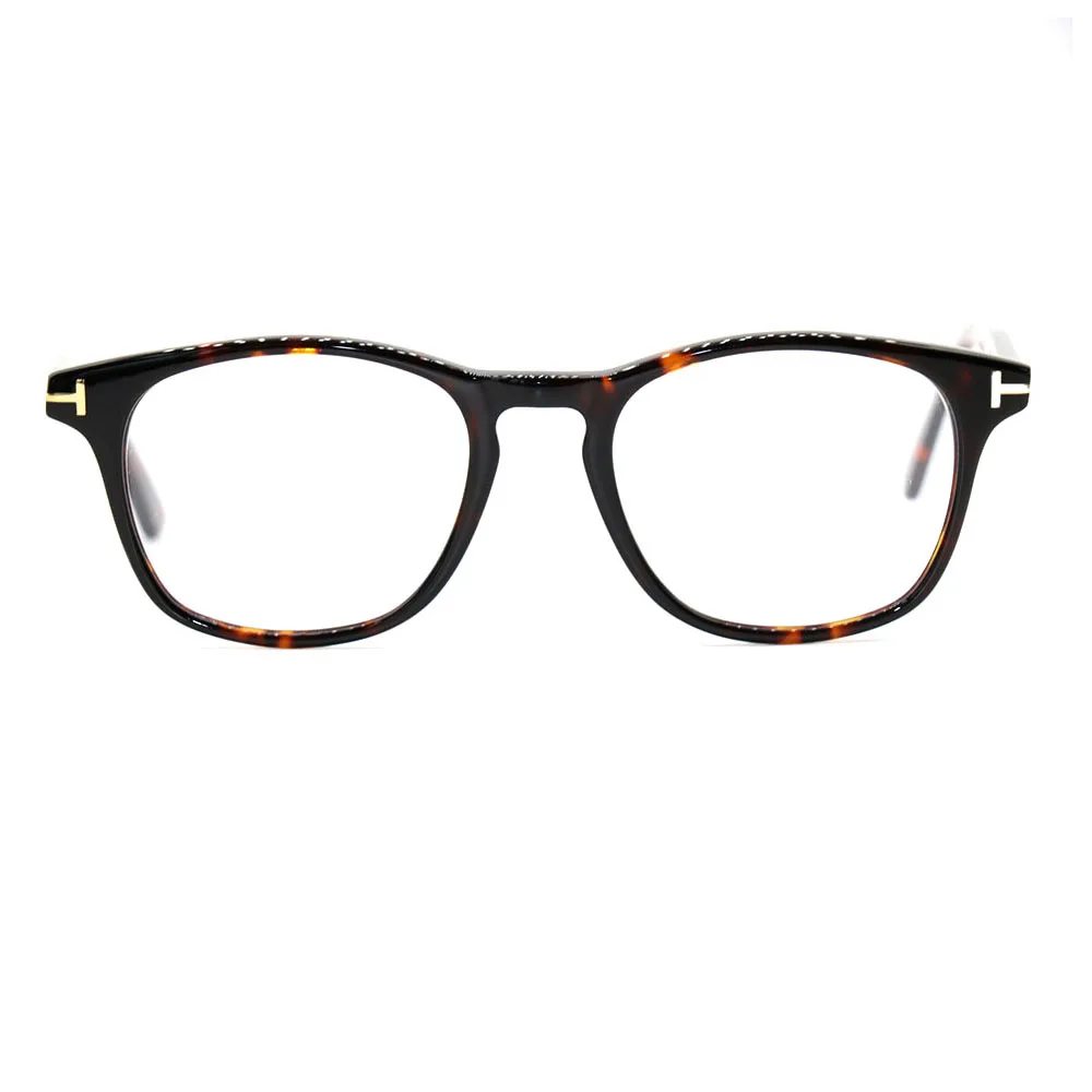 TF5505 Ацетатные оправы с оригинальным логотипом могут быть настроены на рецептурные очки для близорукости, дальнозоркости и прогрессивные очки.
