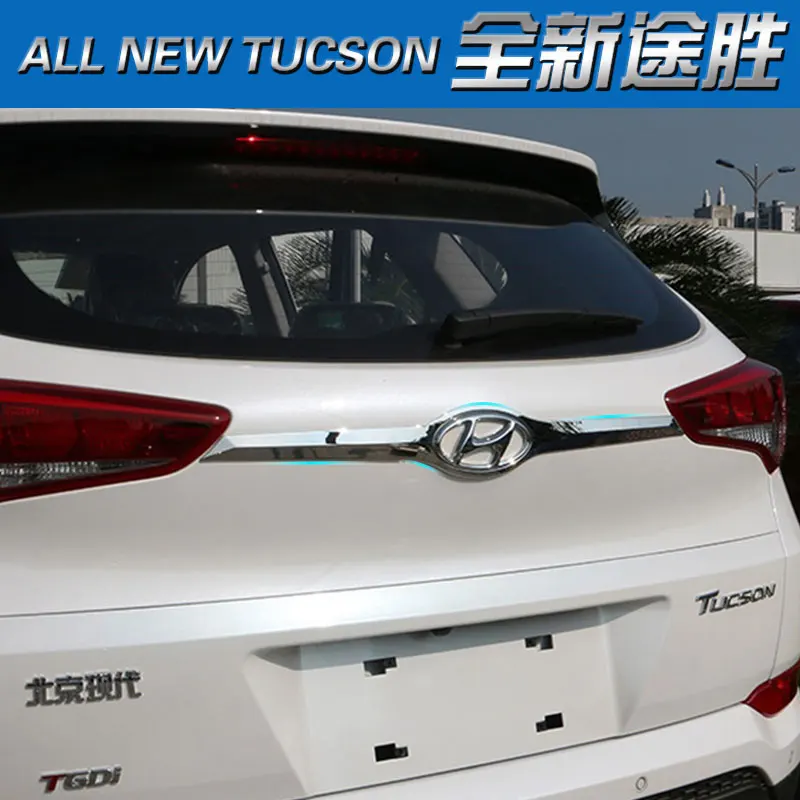 Высококачественная хромированная накладка на дверную ручку заднего багажника