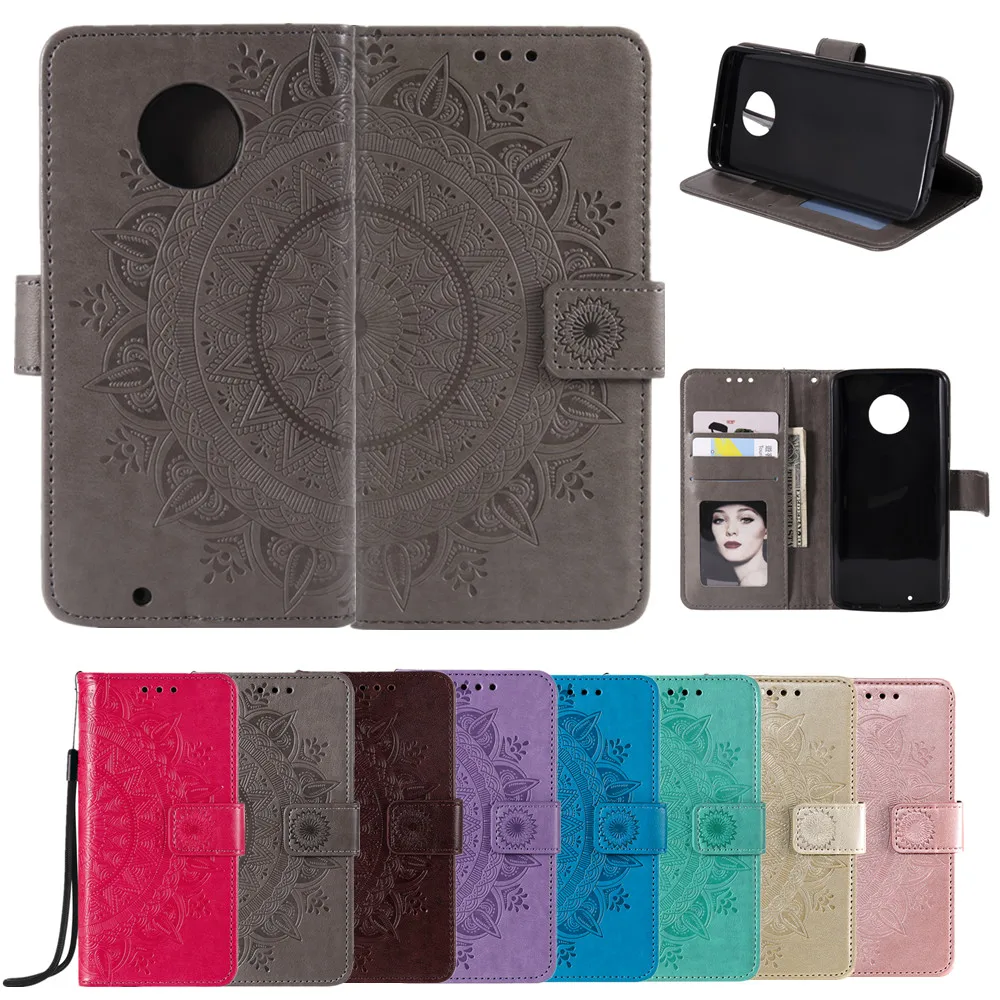 

Case for Motorola Moto G30 G10 G50 E7Power G9 Play E5 E4 Plus G7 Flip Wallet Leather Cover Card Slot Folding Bracket Phone Bag