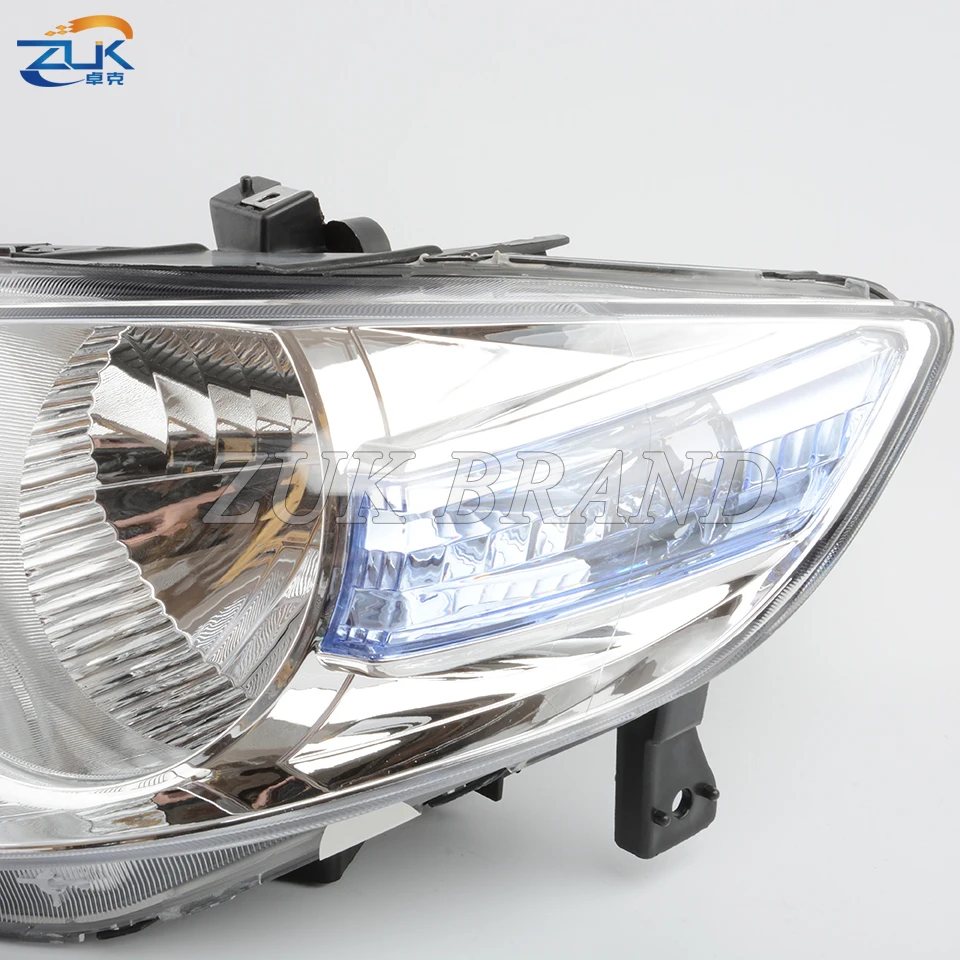 

ZUK Pair Front Bumper Headlight Headlamp Head Light Head Lamp Assy For HONDA CITY 2007 2008 GD6 GD8 Halogen Type Manual Adjust