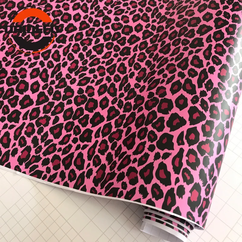10/20/30/40/50X152CM Russia Hot Pink Leopard Camouflage Vinyl Wrap Sticker Film Motorcycle Truck Car Styling Camo Wrapping | Автомобили и