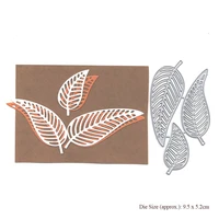 three leaves cutting dies for diy scrapbooking album cardmaking decorative embossing making greeting card paper craft stencil