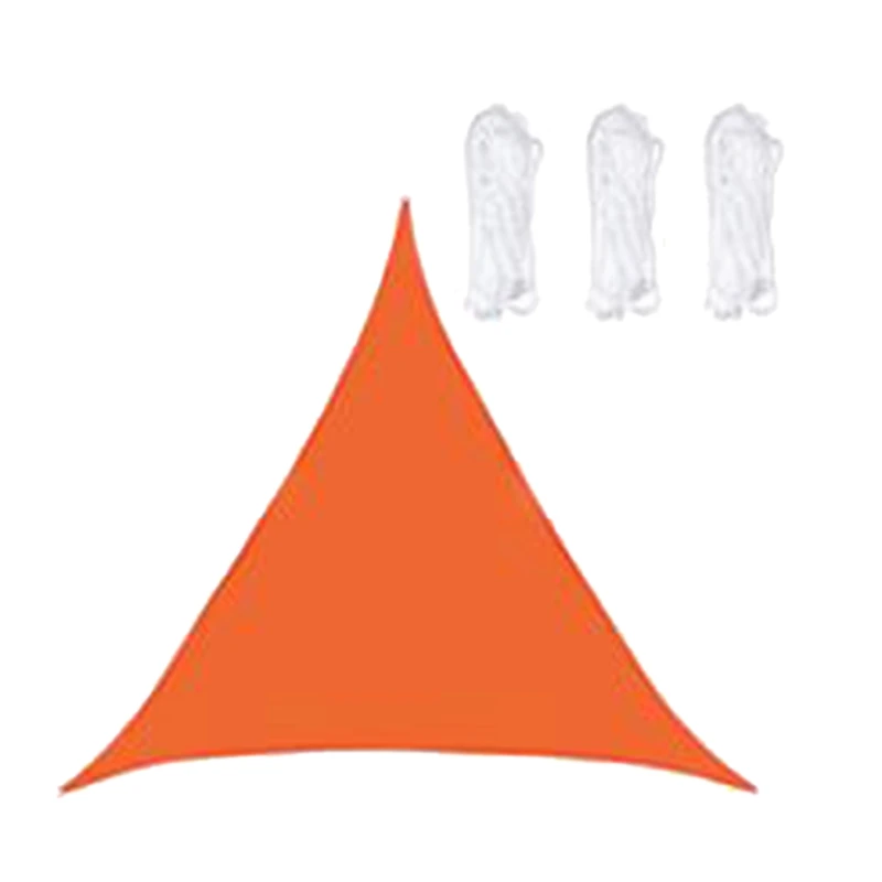 

20X20x20cmtriple-Cornered Sun Shade Sail Canopy Awning Fabric Cloth Screen UV Block UV Resistant Outdoor Patio Carport