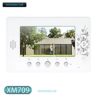xm709 intercom monitor with 7inch screen for homsecur hds series video door phone intercom system