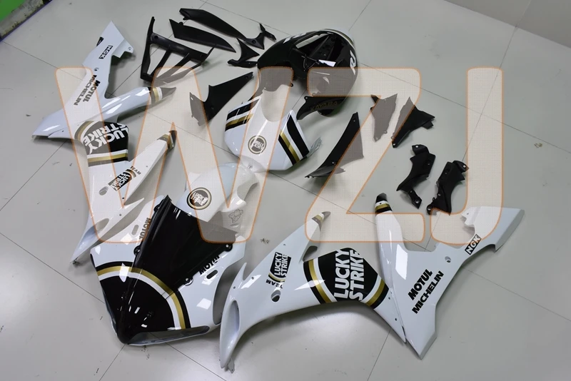 YZF R1 04 05 Кузов для YAMAHA YZFR1 2005 Белый Черный Обтекатели YZF1000 2004 - 2006 Abs обтекатель |