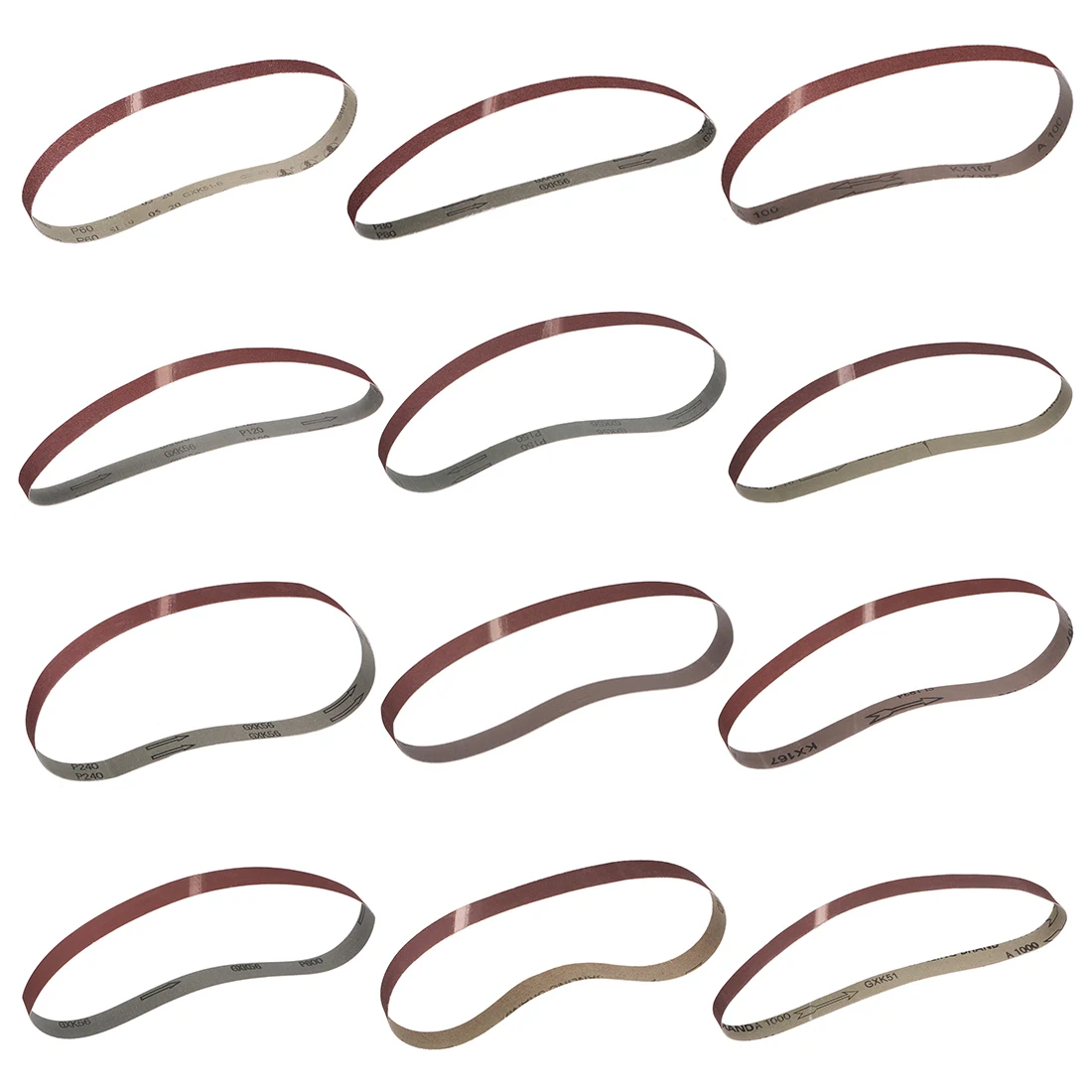 

Uxcell Sanding Belt Aluminum Oxide 180 Grit 3pcs