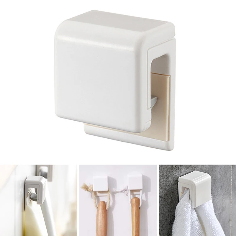 

Facial Cleanser Clip Wall Mount Self Adhesive Bathroom Hanging Clip Punch Free Toothpaste Storage Shelf Wall Hook Accessories