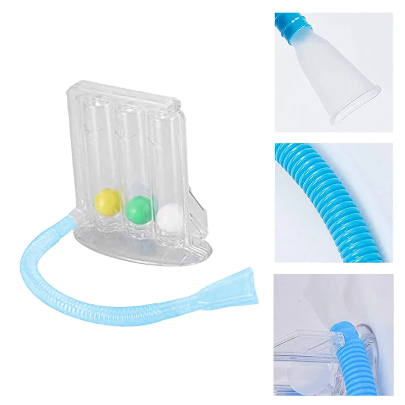 2020 Новый дыхательный тренажер жизненная емкость функция легких три мяча