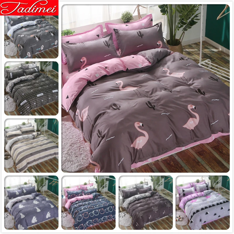 Новый креативный осенне-зимний удобный пододеяльник 3/4 шт постельных