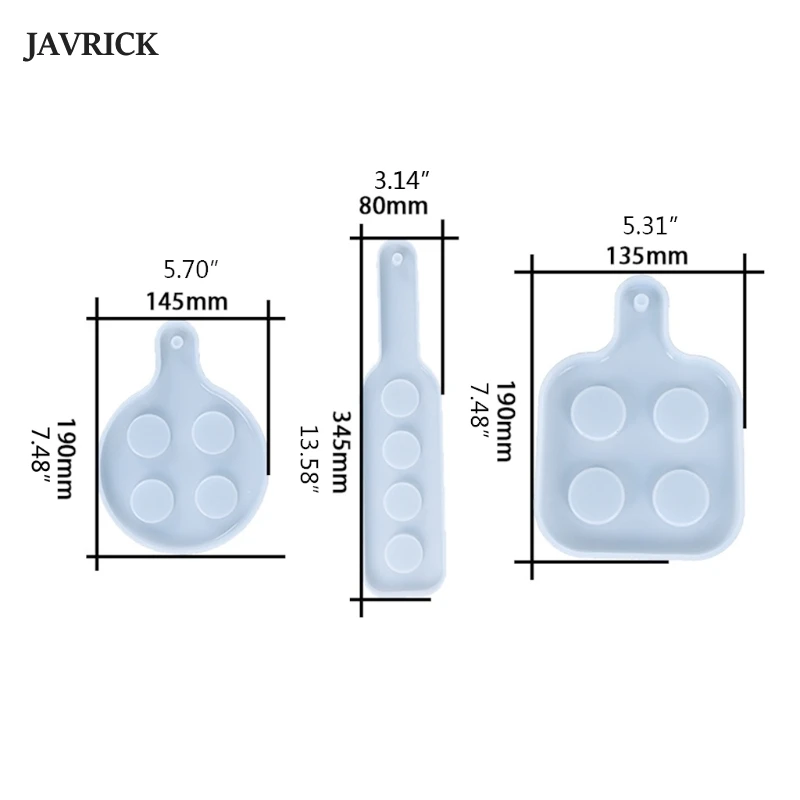 

Crystal Epoxy Resin Molds Wine Rack Tray Bracket Cup Holder Casting Silicone Mould DIY Crafts Making Tools